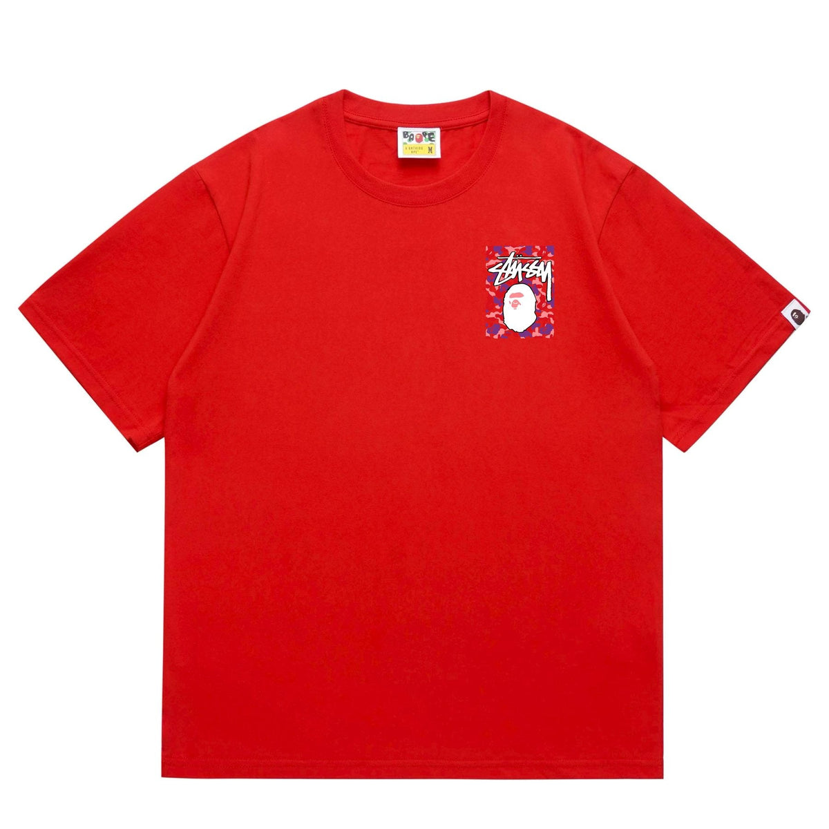 BAPE Warm Camo Ape Graphic Short-Sleeve T-Shirt