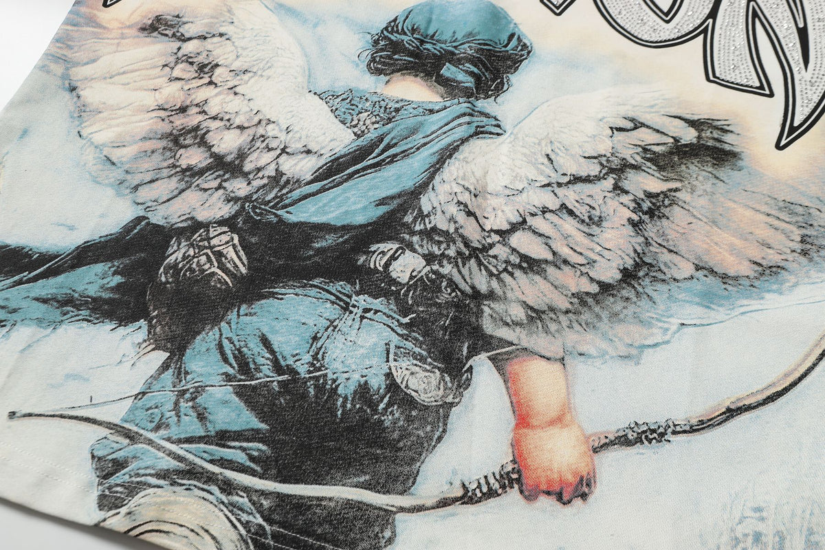 MIXED EMOTION Angel Graphic T-Shirt