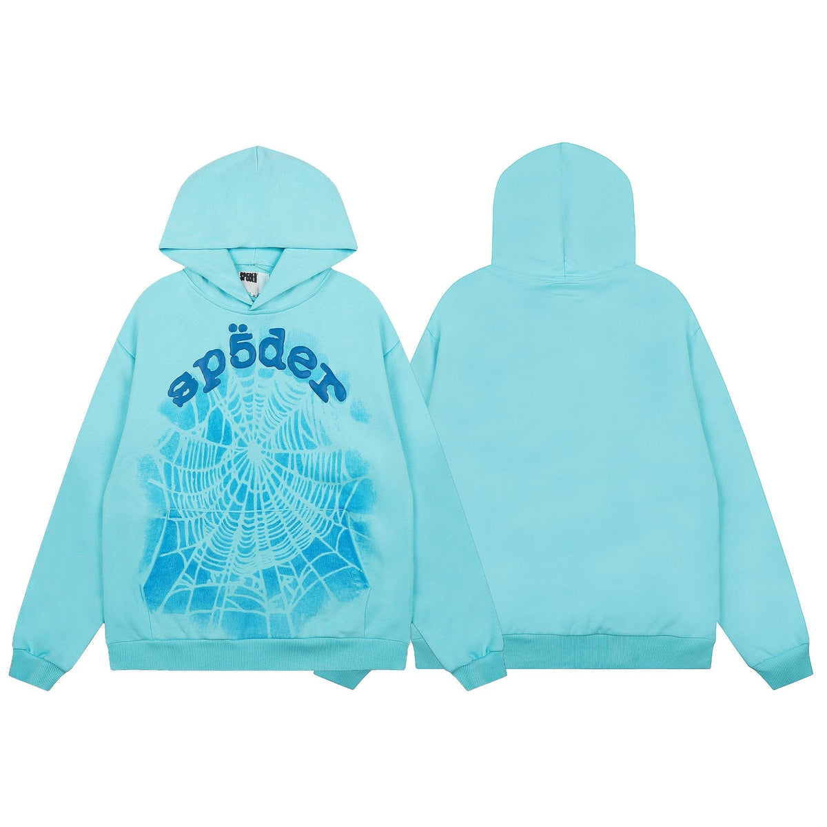 Sp5der Light Blue Spiderweb Graphic Matching Set