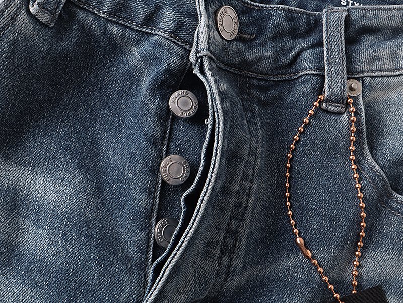 Purple Brand Distressed Washed Denim Jeans