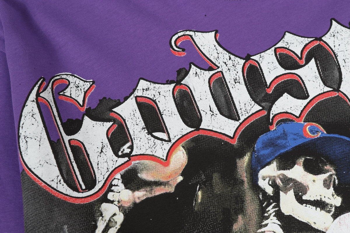 Godspeed Purple Baseball Graphic T-Shirt