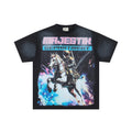 MAJESTIK Astronaut Horse Graphic T-Shirt