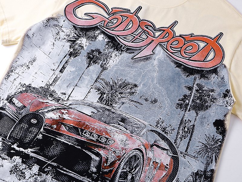 Godspeed Car Graphic Short-Sleeve T-Shirt