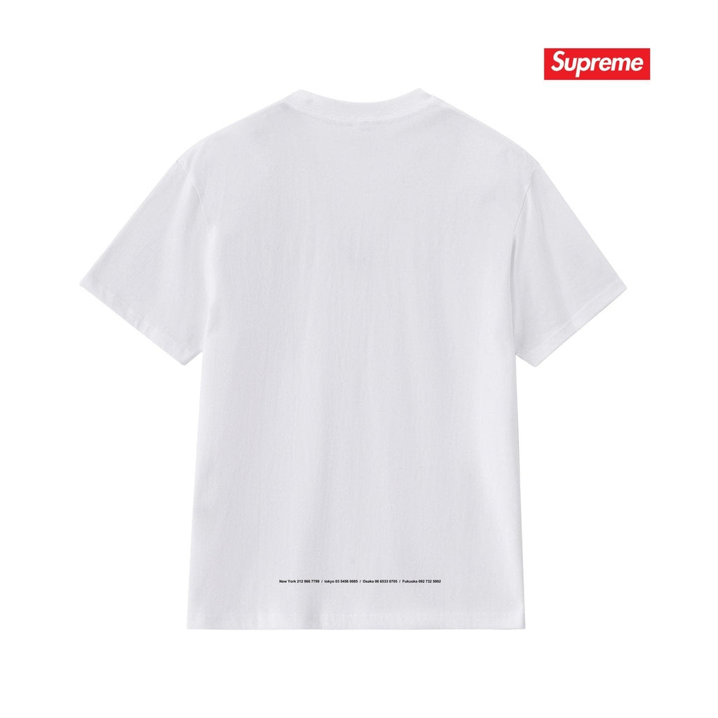 Supreme Blue Chest Graphic Short-Sleeve T-Shirt