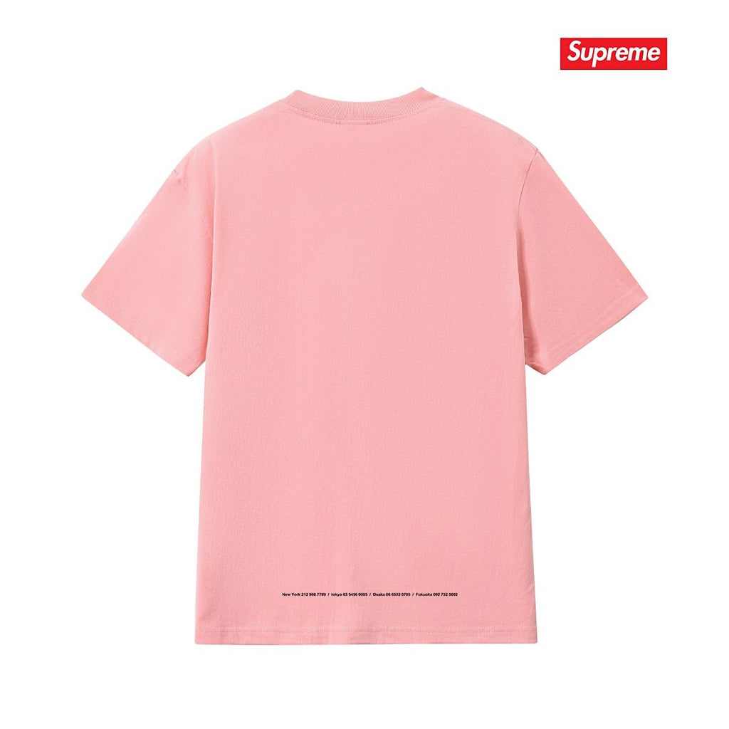 Supreme Blue Chest Graphic Short-Sleeve T-Shirt