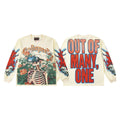 Godspeed Skeleton Floral Long-Sleeve T-Shirt