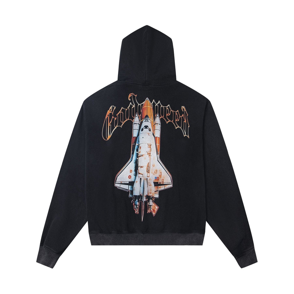 Godspeed Astronaut Shuttle Graphic Hoodie