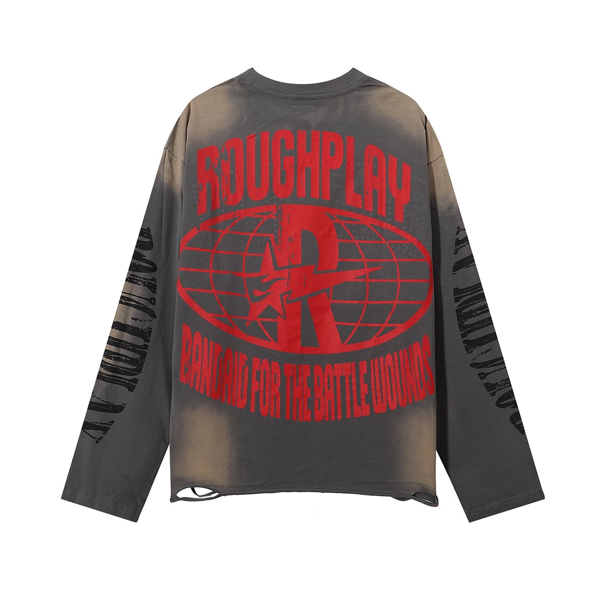 Rough Play Astro Boy Rhinestone Graphic Long-Sleeve T-Shirt