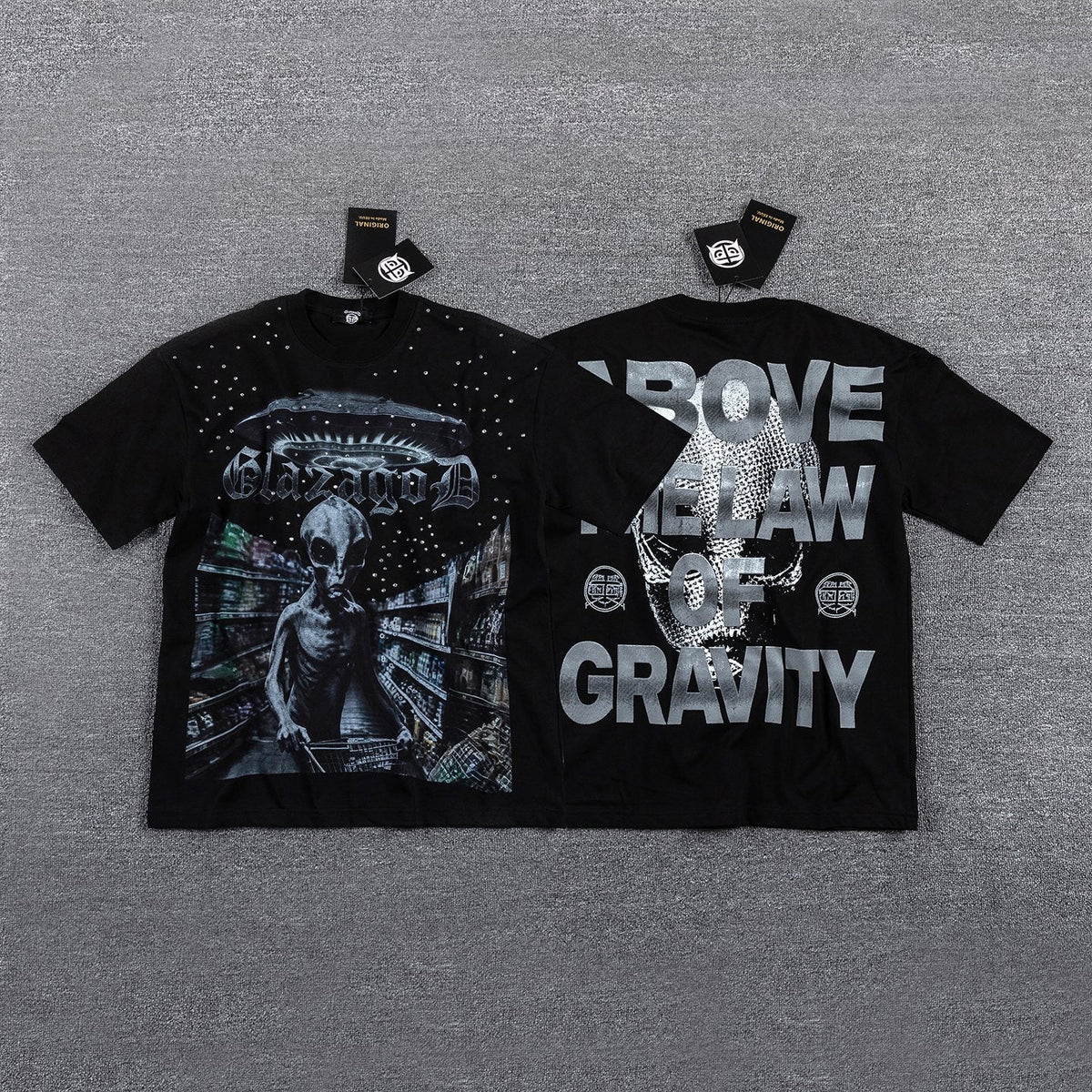 GlazingD Above the Law of Gravity Graphic T-Shirt