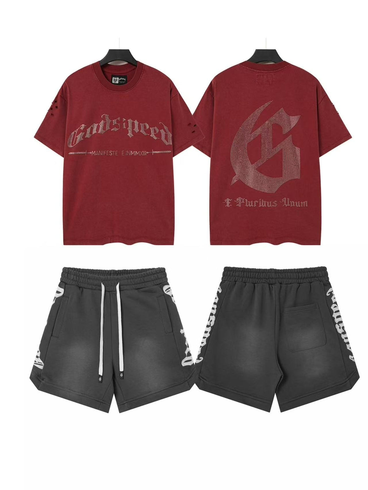 Godspeed Gothic G T-Shirt and Shorts Set