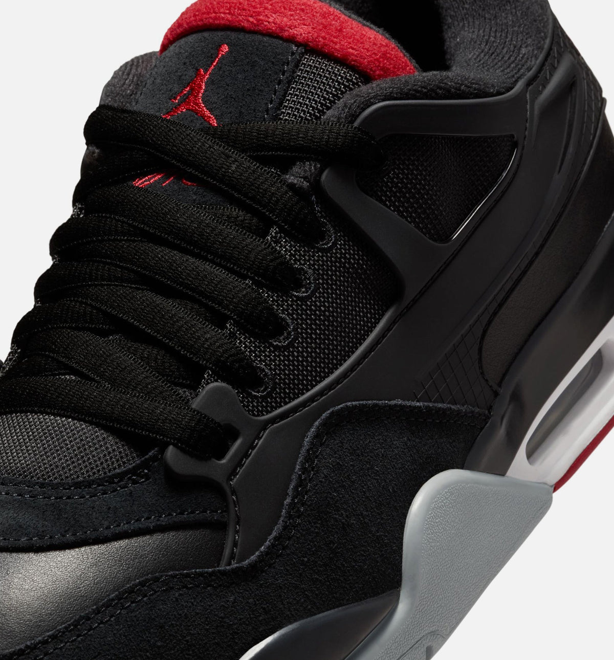 Air Jordan 4 RM Men's Shoes - Black & Wolf Grey