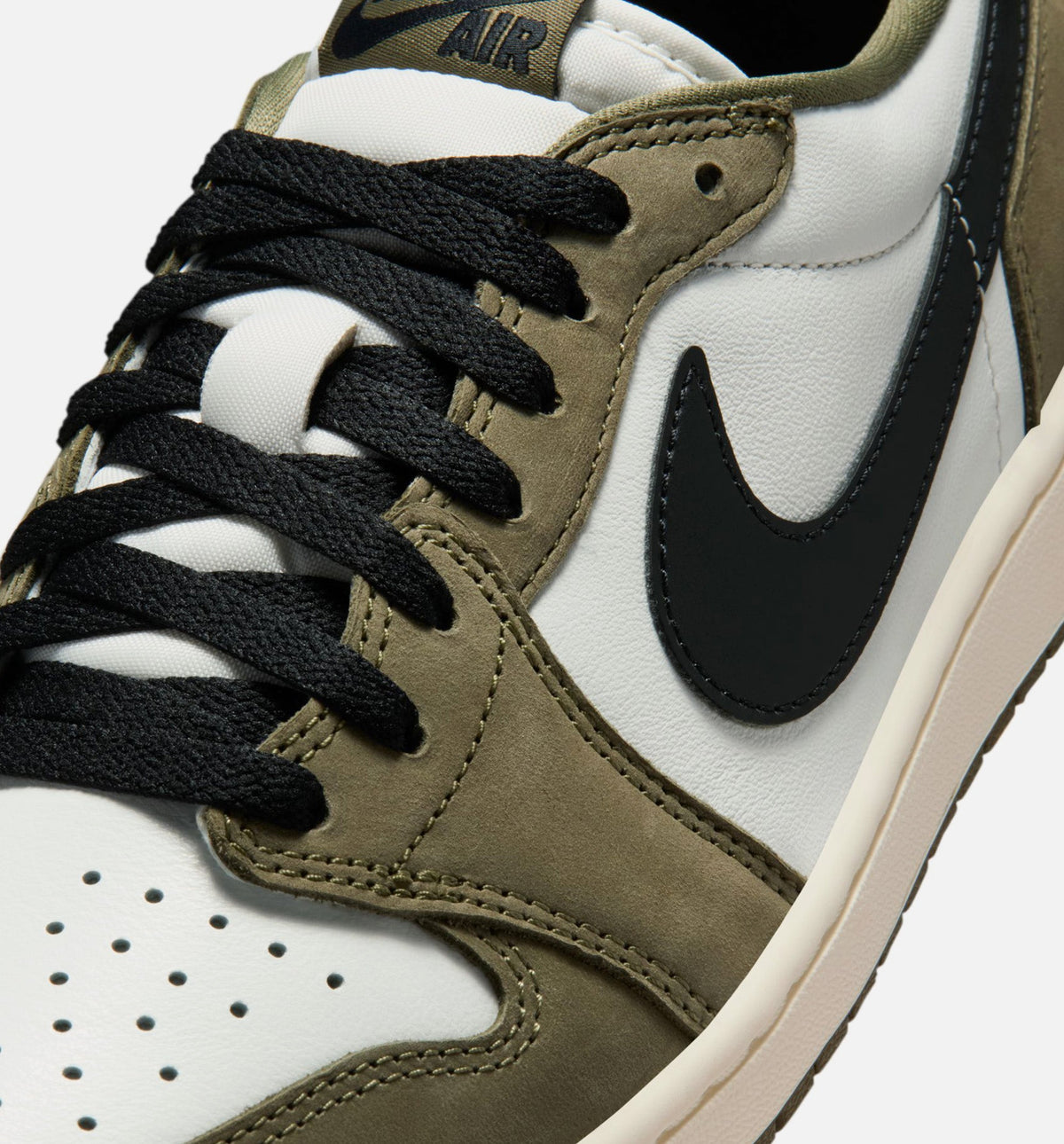 Air Jordan 1 Low OG Men's Shoes – Medium Olive / Summit White
