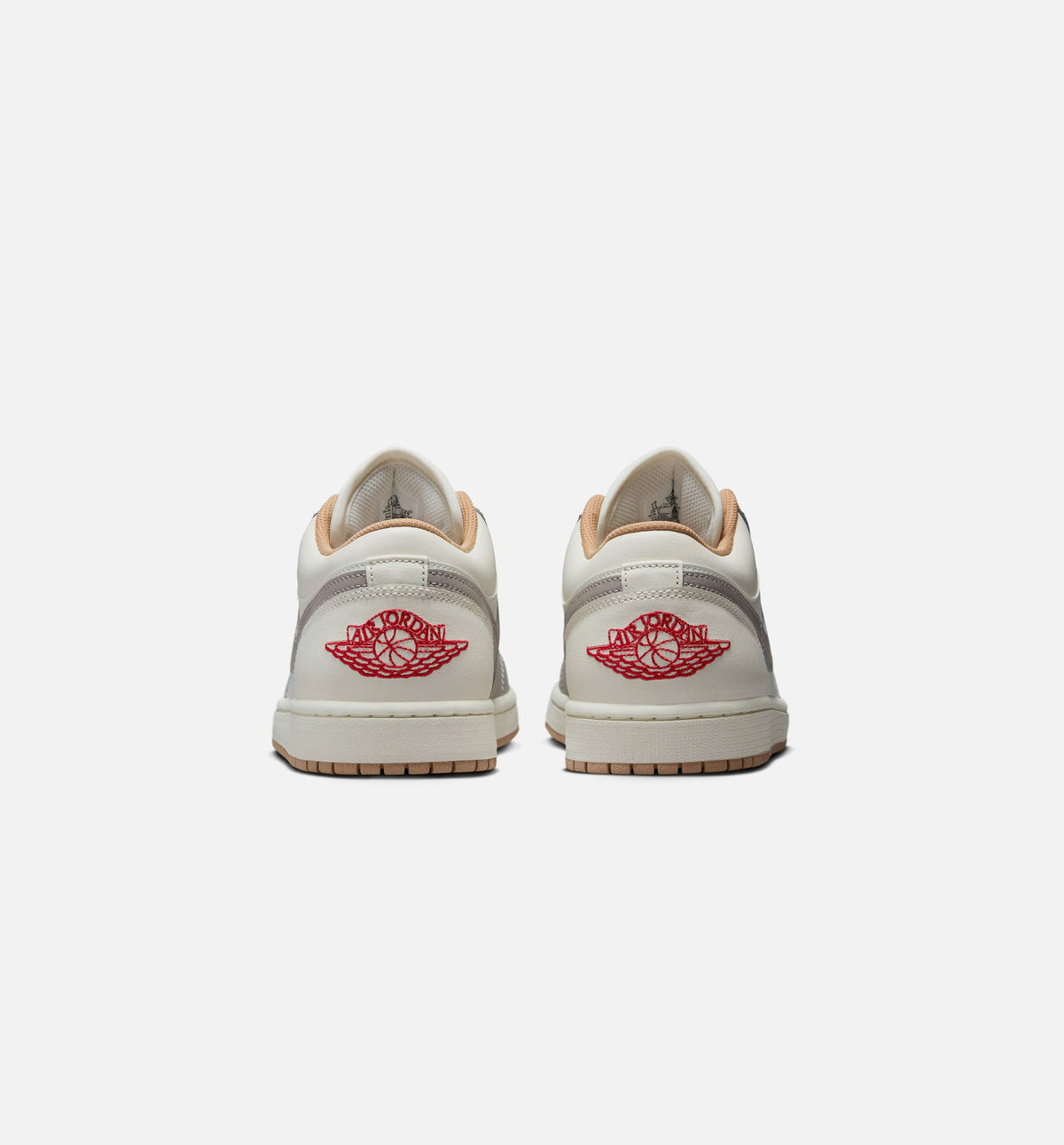 Air Jordan 1 Low Men's Shoes – Sail / Fire Red / College Grey / Hemp