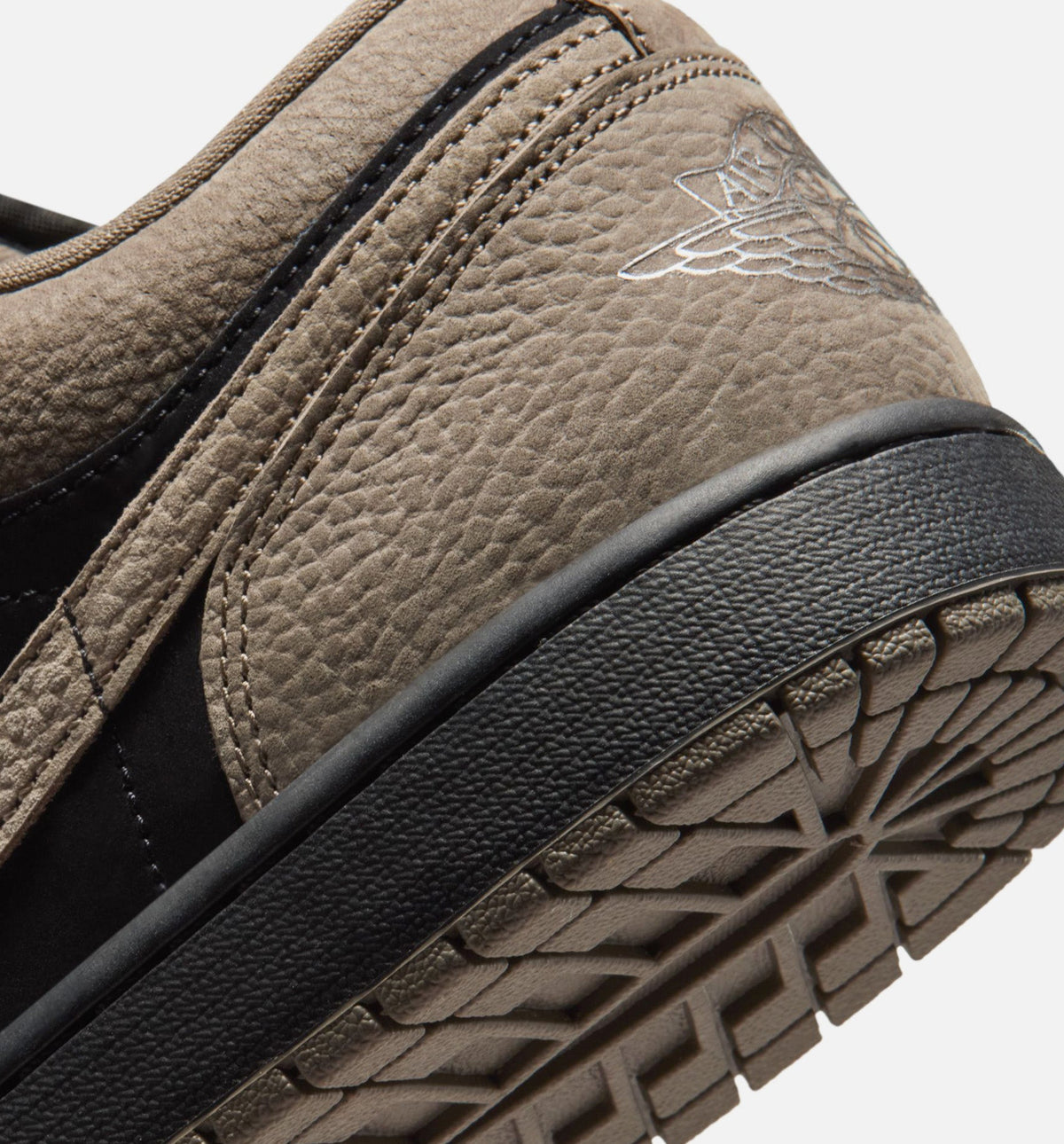 Air Jordan 1 Low SE Men's Shoes – Black / Olive Grey / Light Wild Mango