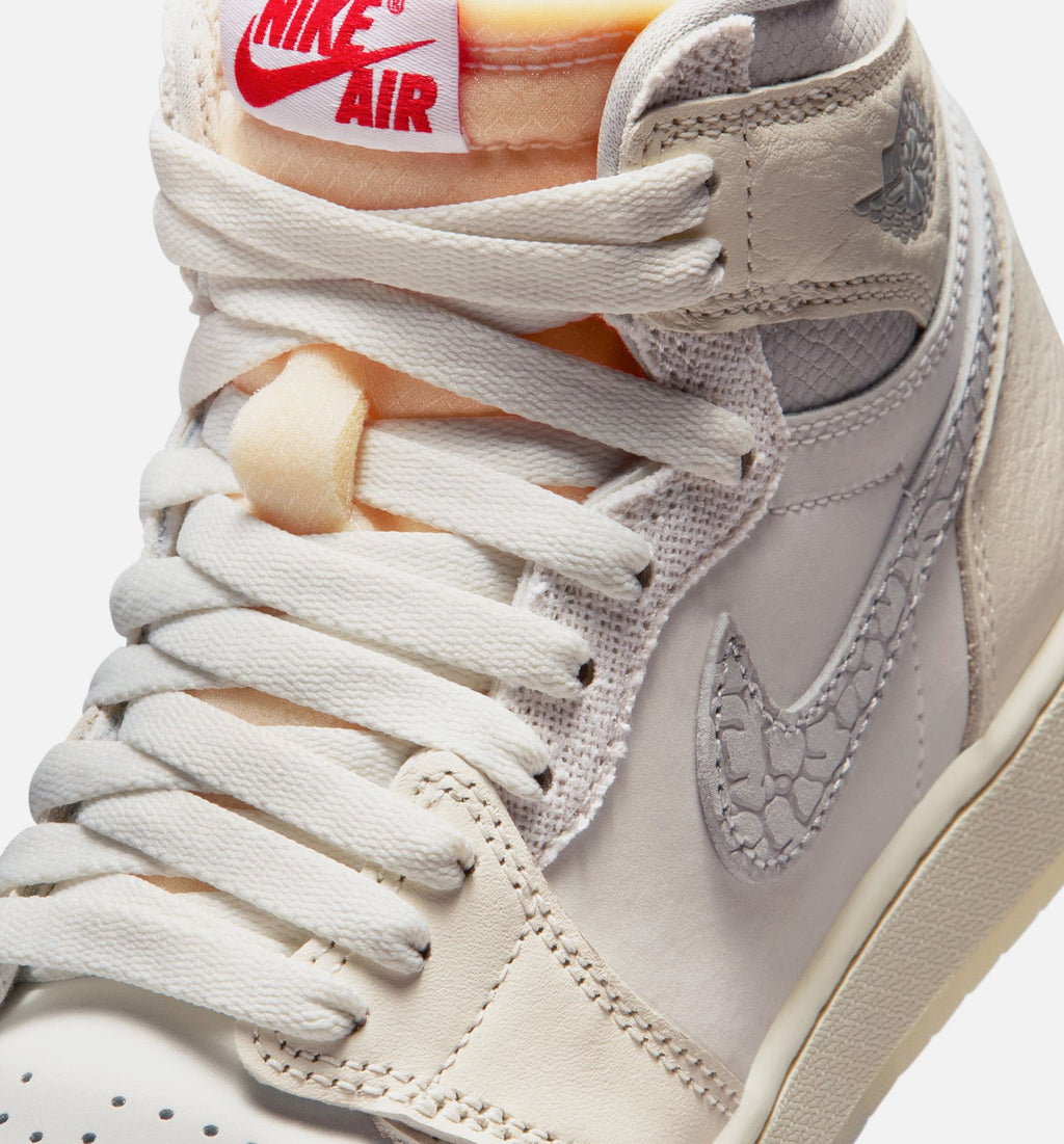 Air Jordan 1 Retro High OG Grade School Shoes – Sail
