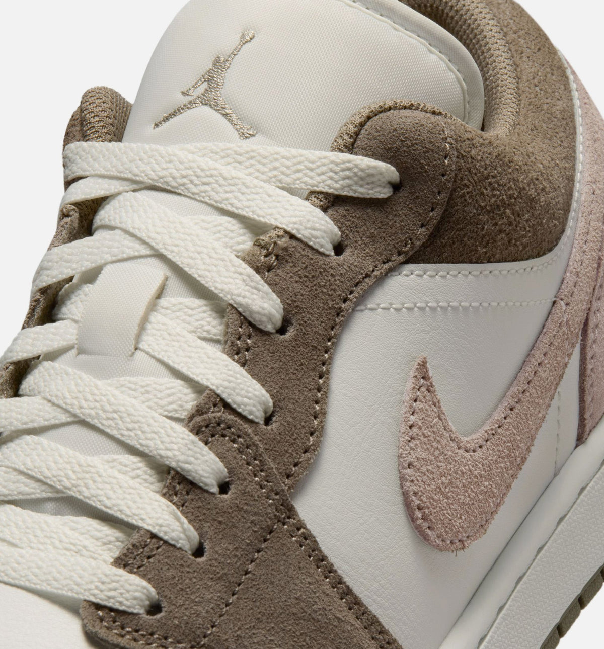Air Jordan 1 Low Men's Shoes – Olive Grey / Enigma Stone / Summit White