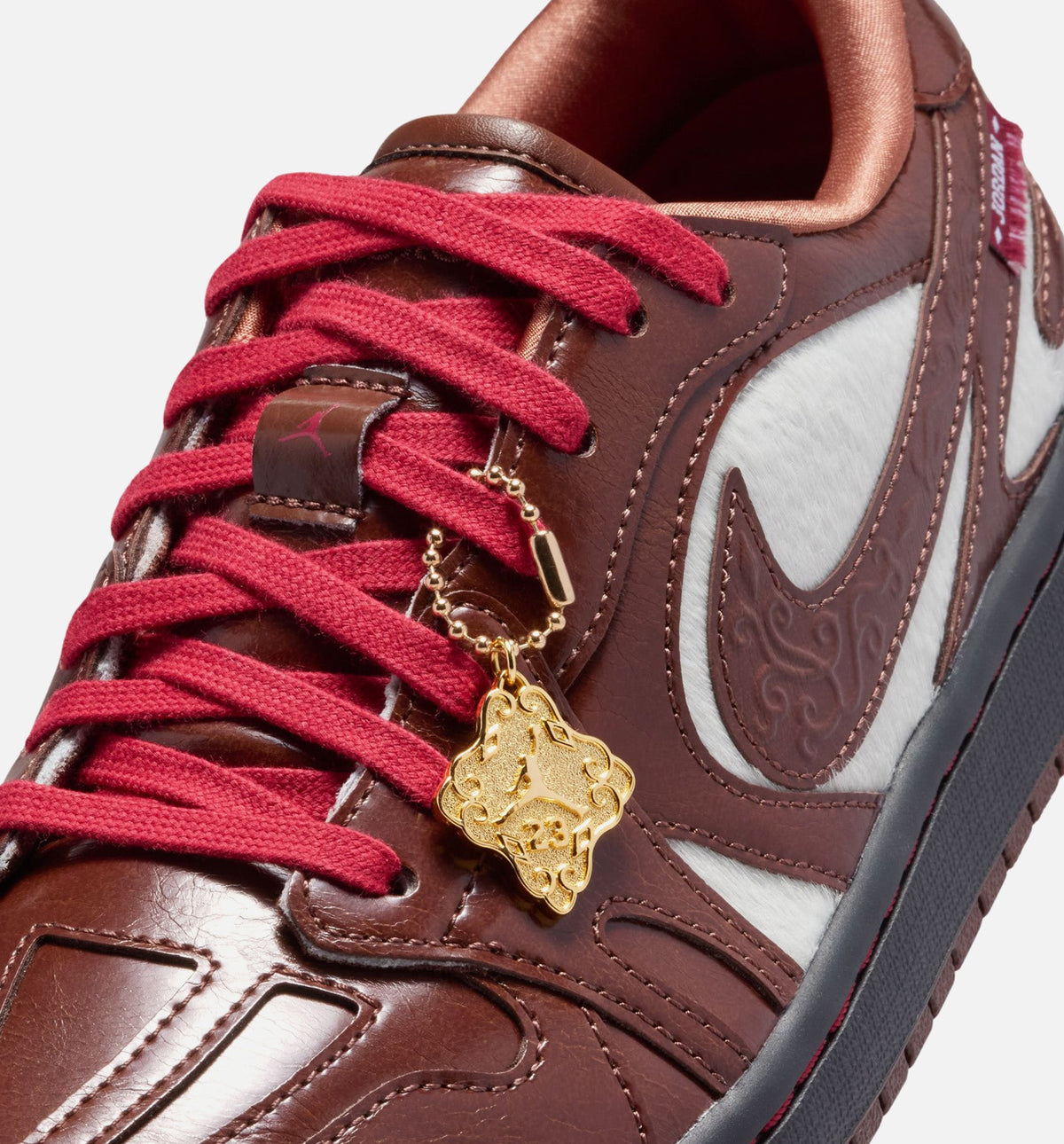 Air Jordan 1 Low Lunar New Year Women's Shoes – Light Chocolate / Black