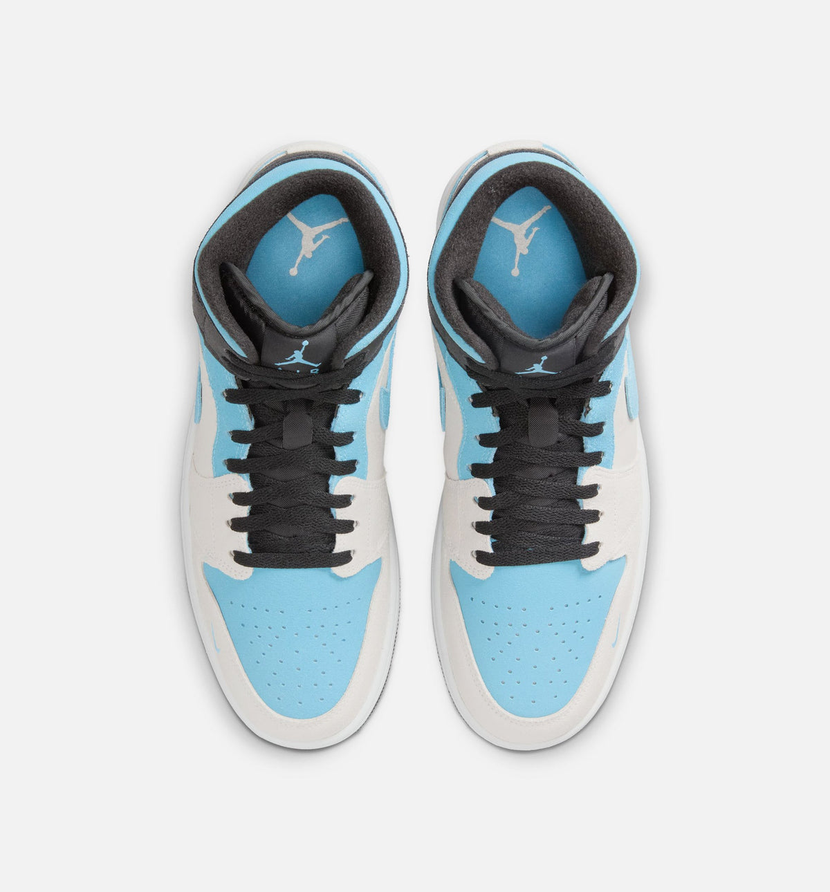 Air Jordan 1 Mid SE Men's Shoes – Summit White / Blue Chill / Black