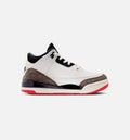Air Jordan 3 Retro Sail and University Red – Preschool Lifestyle Shoe in Sail/Black/University Red/Pale Ivory