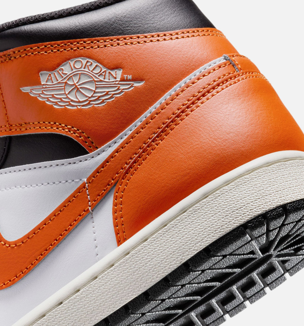 Air Jordan 1 Mid Men's Shoes – Starfish / White / Sail / Black