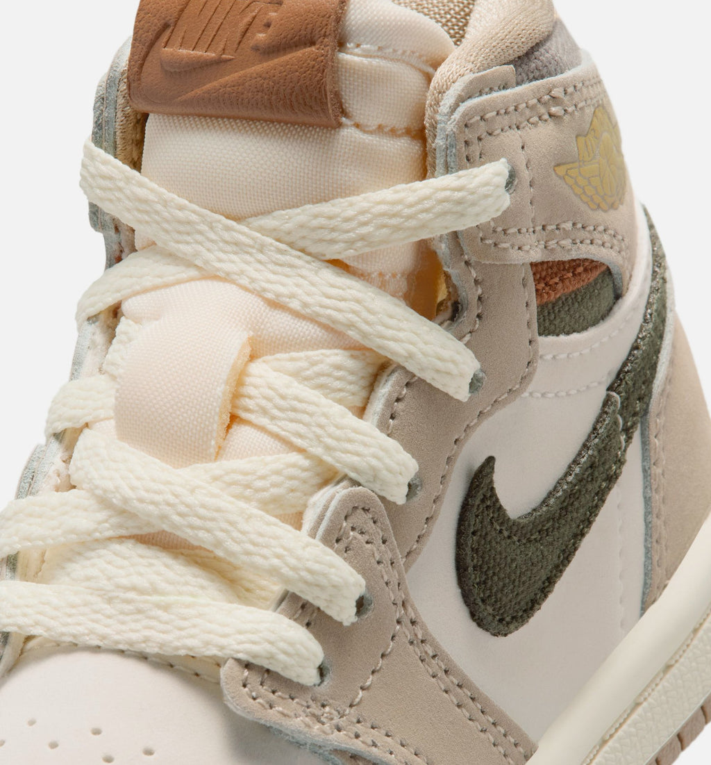 Air Jordan 1 Retro High OG Infant & Toddler Shoes – Khaki