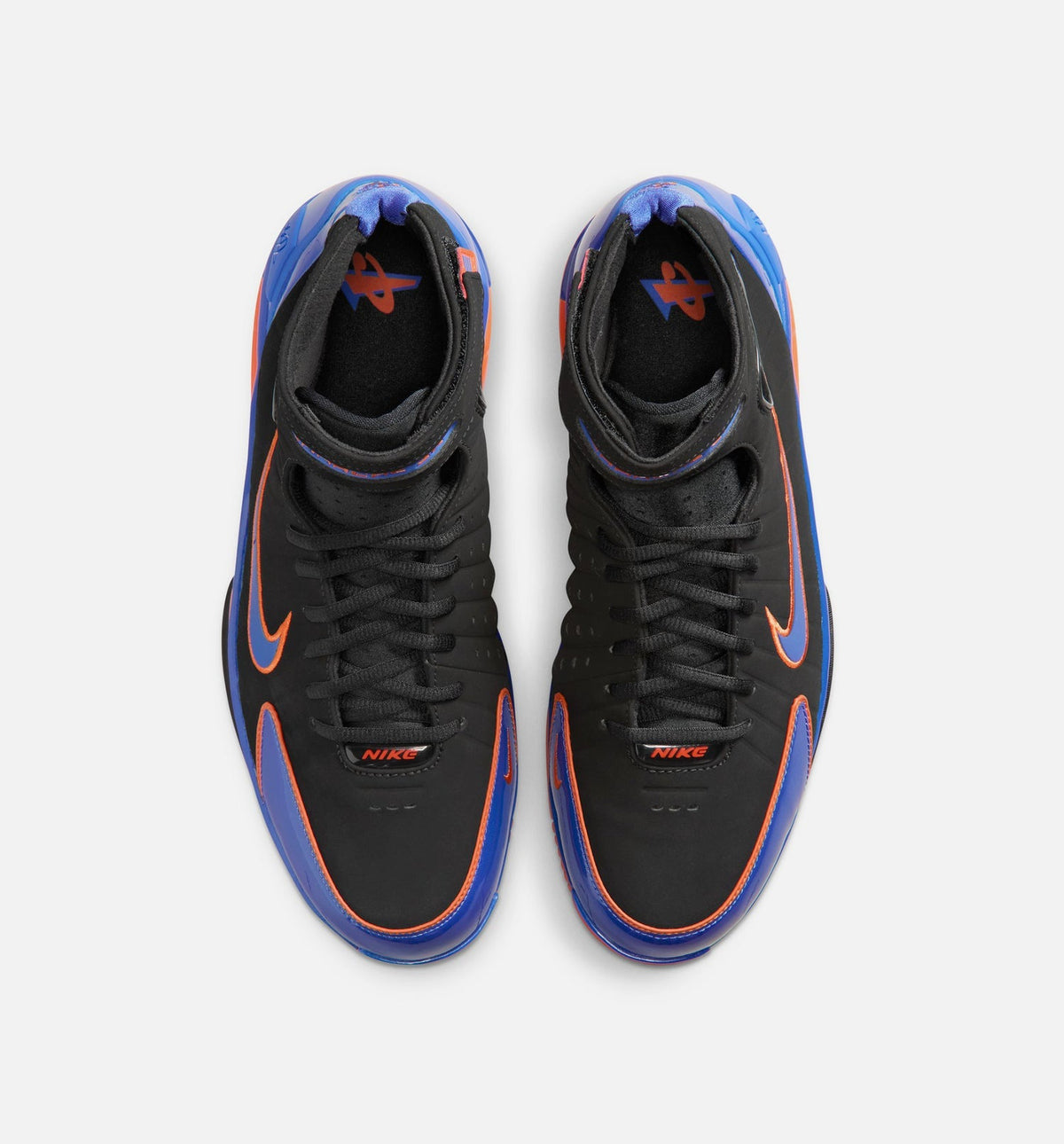 Nike Air Zoom Huarache 2K4 "Penny Hardaway" Men's Basketball Shoe – Black/Varsity Royal/Safety Orange