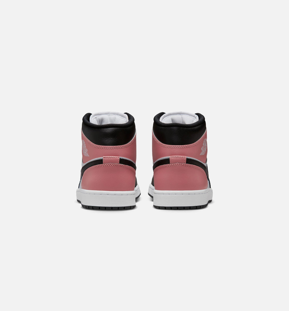 Air Jordan 1 Mid Men's Shoes – White / Rust Pink / Black