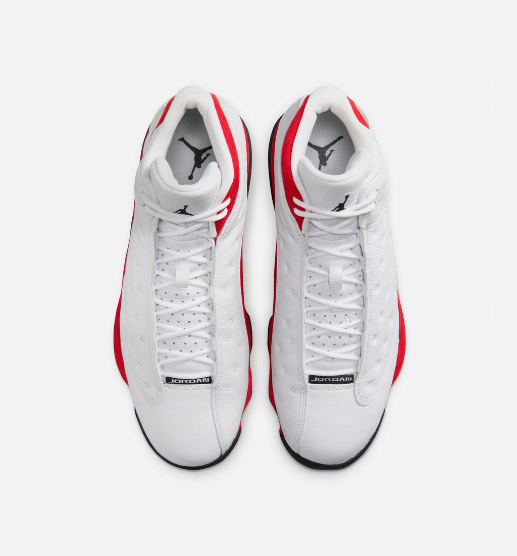 Air Jordan 13 Retro White & University Red Men's Shoes