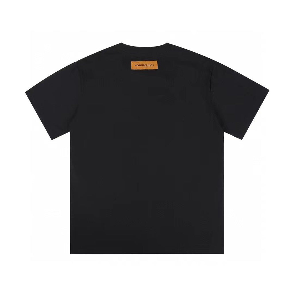 Supreme LV-Style Graffiti Graphic Short-Sleeve T-Shirt