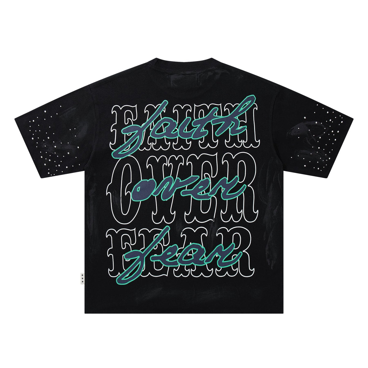 BKYS Revival Rhinestone Portrait Graphic T-Shirt