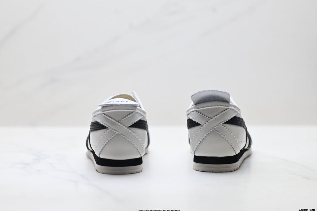 Onitsuka Tiger Retro Low Top White Black Unisex Shoes Style 09