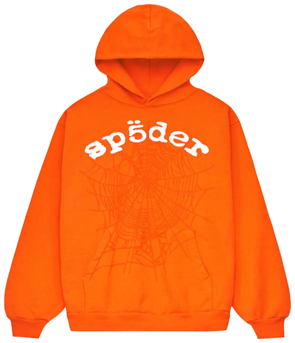 Sp5der Legacy Hoodie Orange