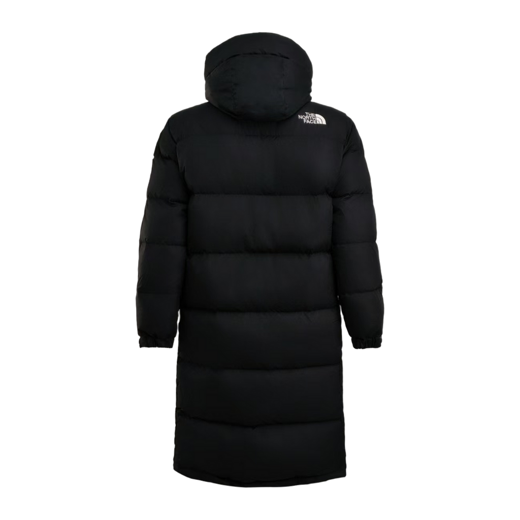 The North Face Color-Block Long Down Coat - Black