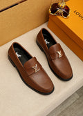 Louis Vuitton Brown Buckle Loafers - Dark Outsole
