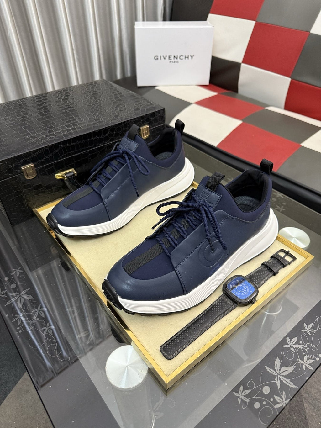 Givenchy Low-Top Logo Strap Sneakers