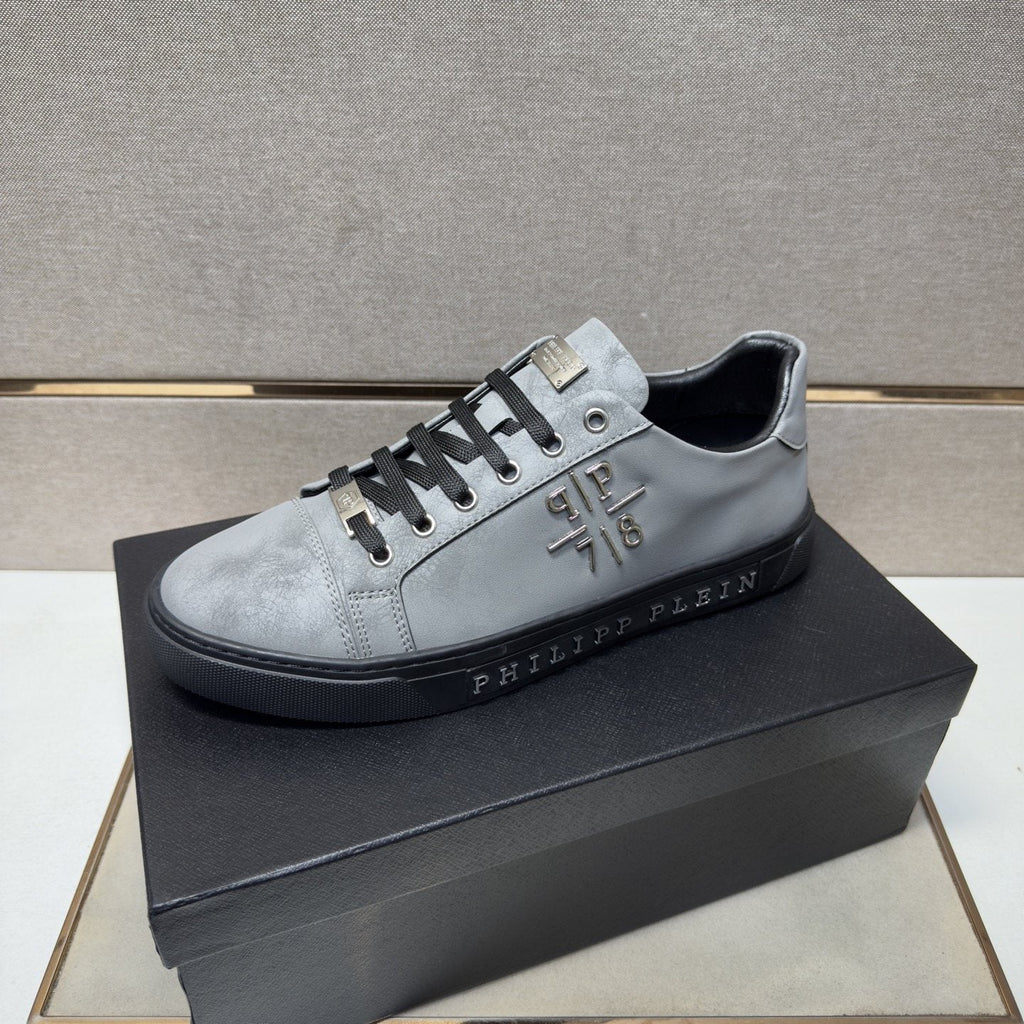 Philipp Plein Men's Logo Low-Top Sneakers