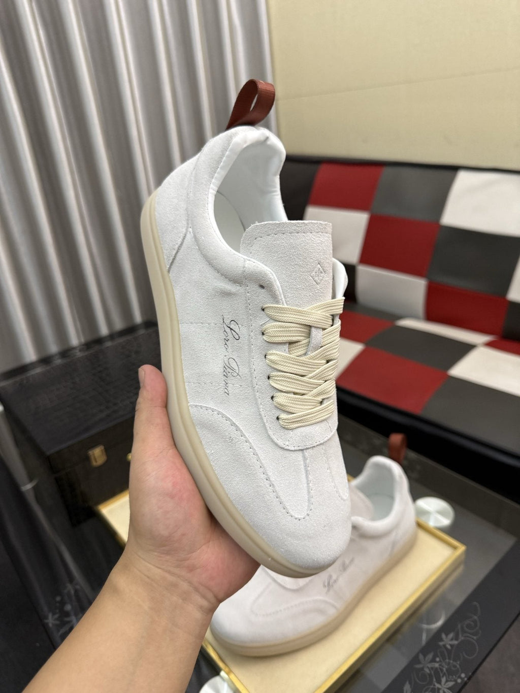 Loro Piana Low-Top Lace-Up Sneakers
