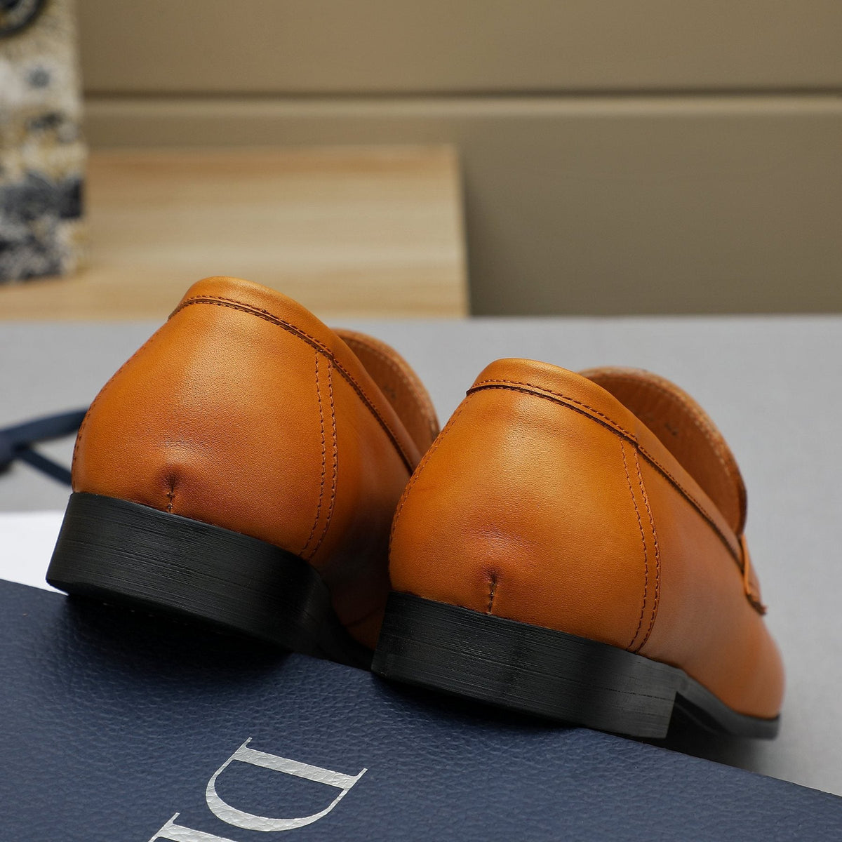 Dior Men's Double-Ring Buckle Loafers