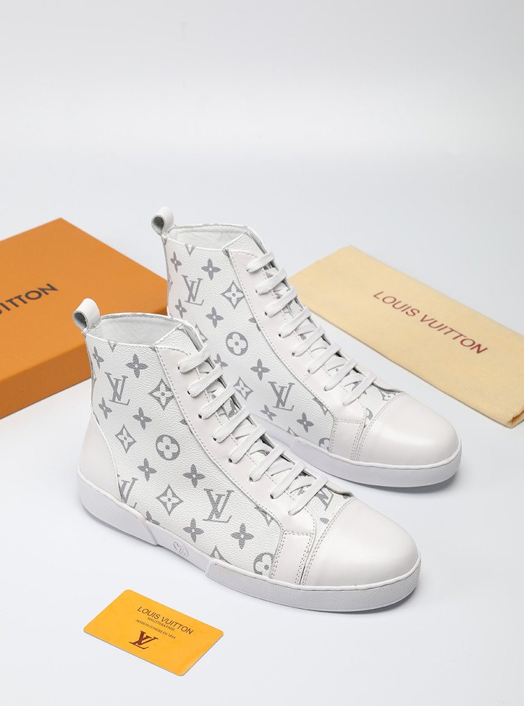Louis Vuitton Monogram High-Top Sneakers