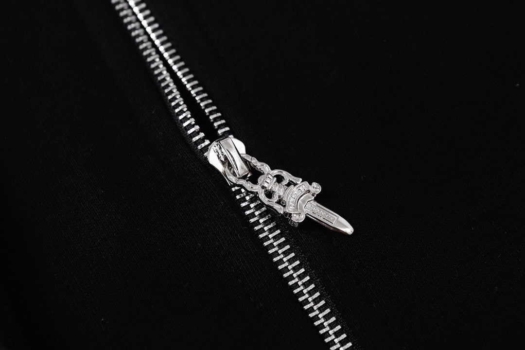 Chrome Hearts New Zip Up Hoodie -8515