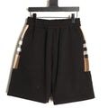 Burberry Check-Side Shorts - Black